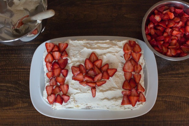 Canada Day Flag Cake