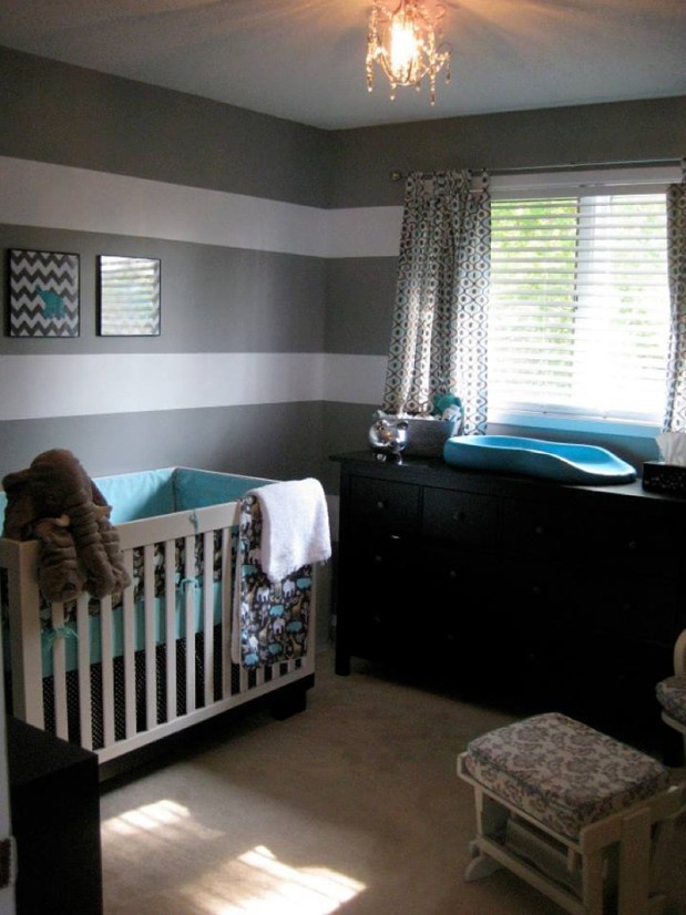 Grey & White Elephant Nursery_0002