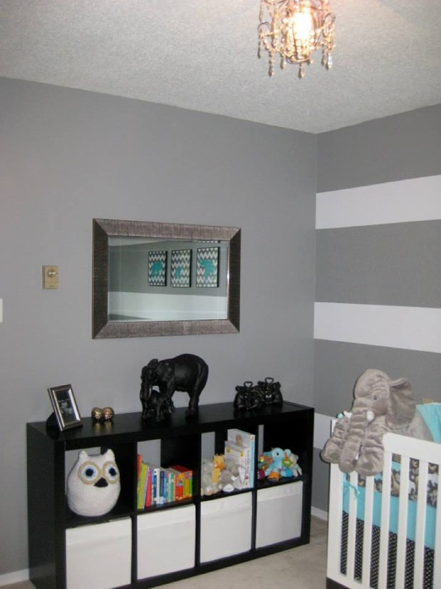 Grey & White Elephant Nursery_0004