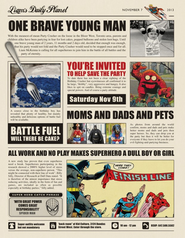 themotherboards superhero invitation 3