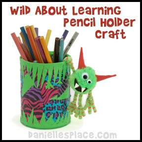 Wild-about-school-pencil-holder