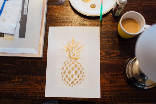 DIY Pineapple Art | The Motherboards-6