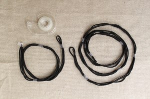 braided cord necklace step 2