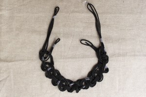 braided cord necklace step 7