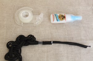 braided cord necklace step 8a