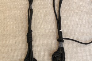braided cord necklace step 9b