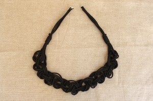 braided cord necklace step 10