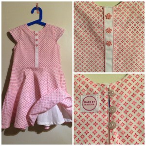 First Day Dress collage