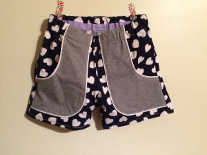 Heart Shorts Front