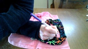 Use another pair of underwear or a bathing suit to draft a pattern