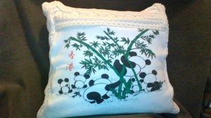 Back of pillow